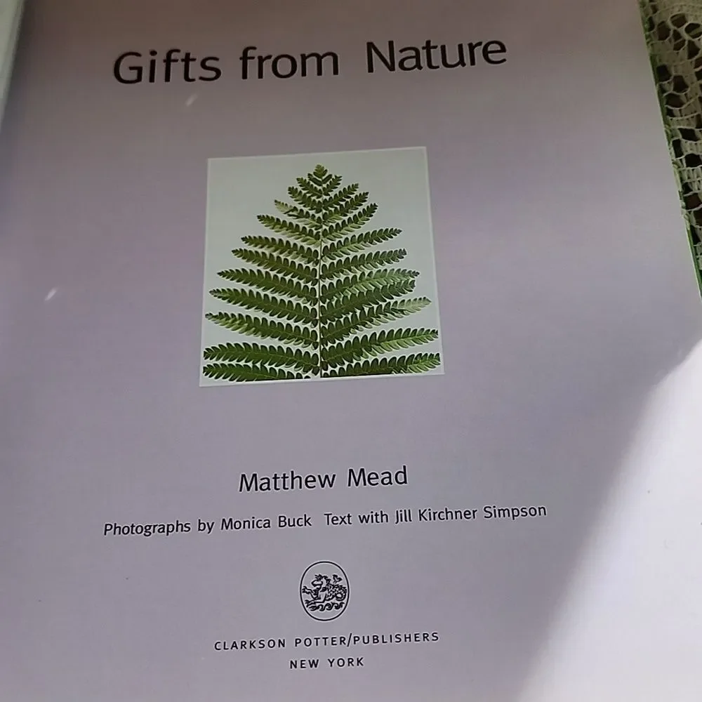 Gifts From Nature Hardcover Book Matthew Mead